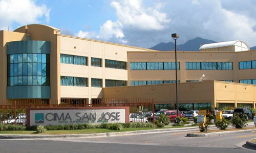 Picture of a major Hospital in beautiful Cabo San Lucas, Mexico.  The picture shows a large sprawling medical complex with light tan colors.